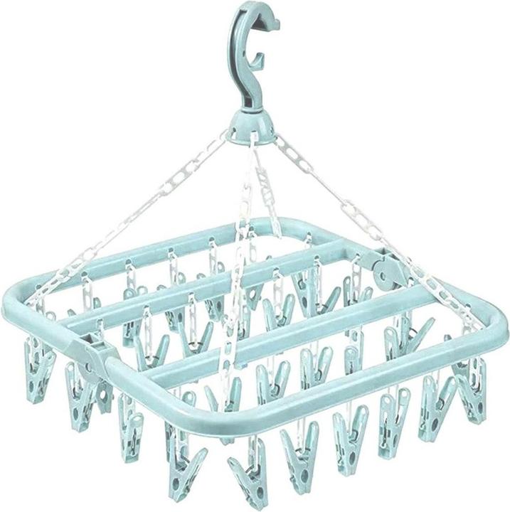 JTI Wäscheständer für Unterwäsche - 32 Wäscheklammern