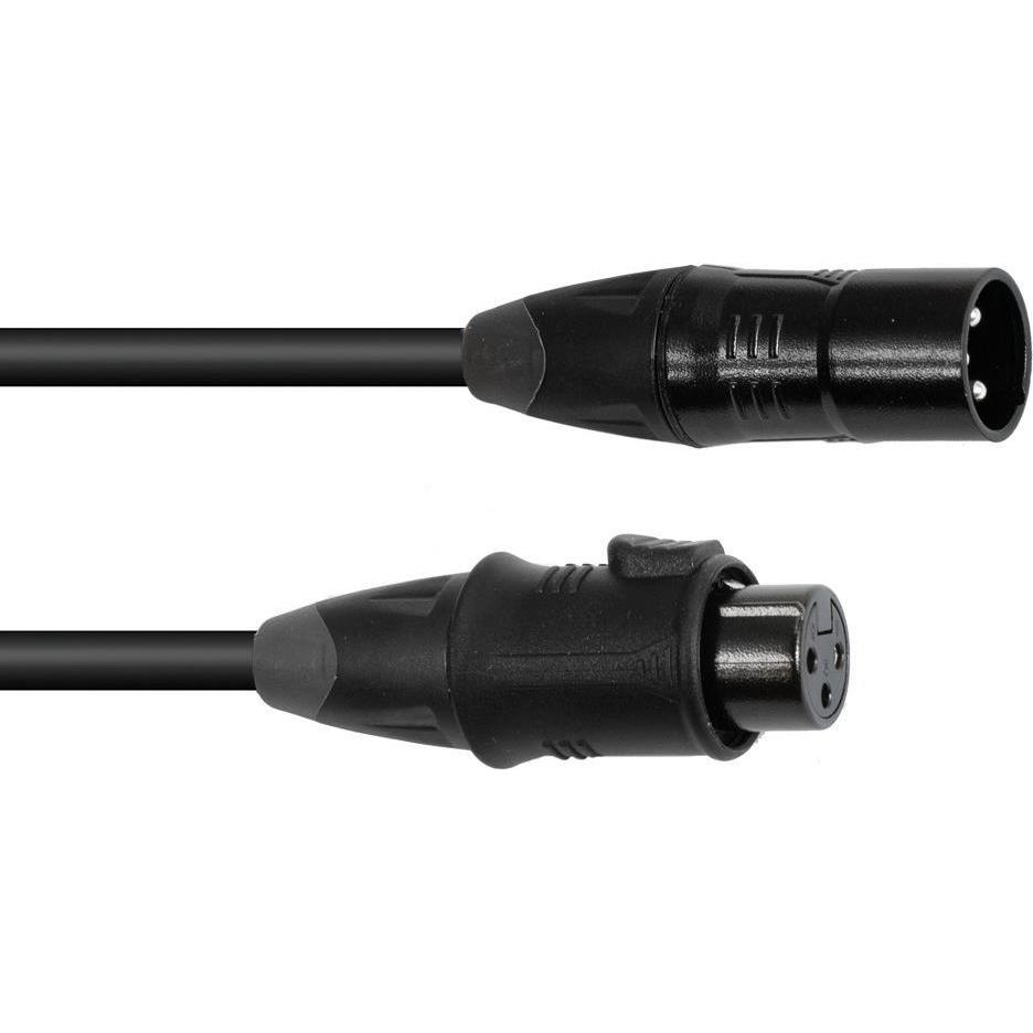 Eurolite DMX Kabel EC-1 IP65 3pol 3m sw (3 m), Audio Kabel