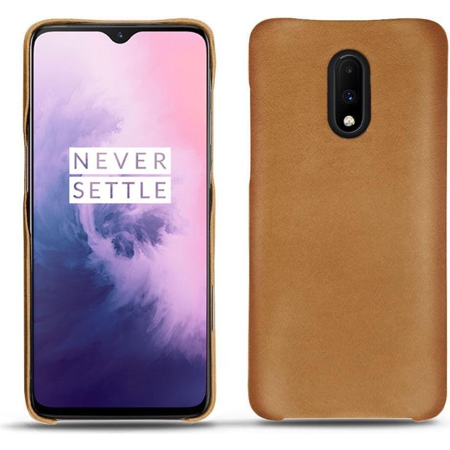 Noreve Lederschutzhülle (OnePlus 7), Smartphone Hülle, Braun