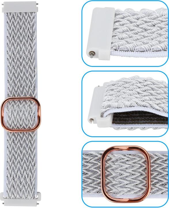 Image du produit Cadorabo Bracelet pour Samsung Galaxy Watch (20 mm, Nylon)