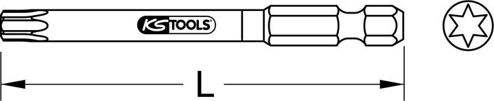 Produktbild KS Tools 918.3550 (Innensechsrund TX, Sechskant (hexagonal))