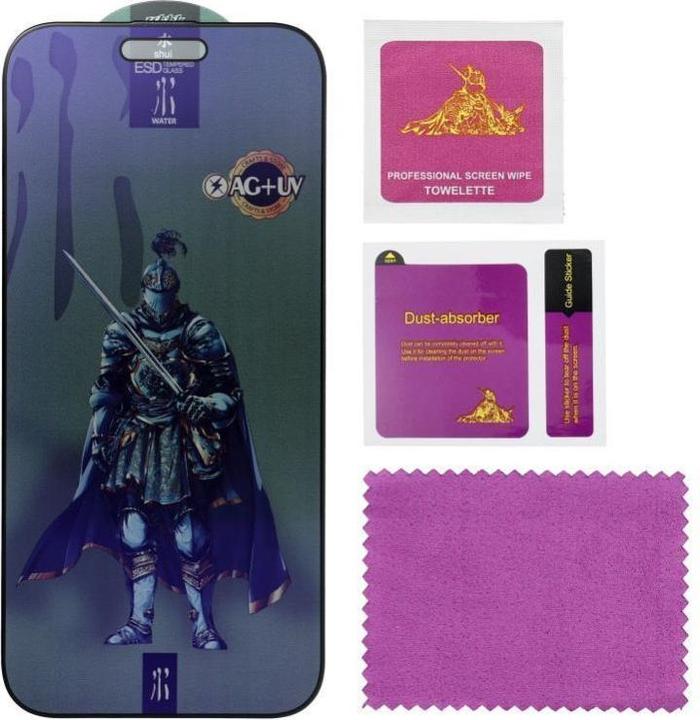 Actual product image OG Protective glass Shuijia Glass - for Iphone 15 Plus / 16 Plus black (Apple iPhone 15 Plus, Apple iPhone 16 Plus)