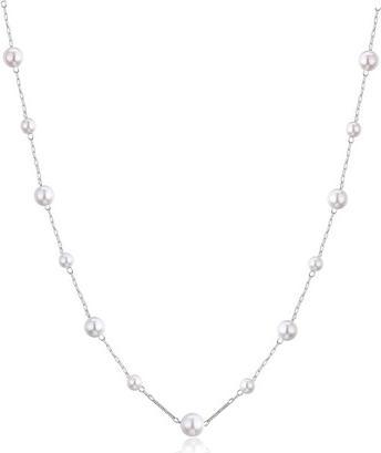 Actual product image Sagapo S'Agapo Wisdom Swi07 Necklace With Artificial Pearls