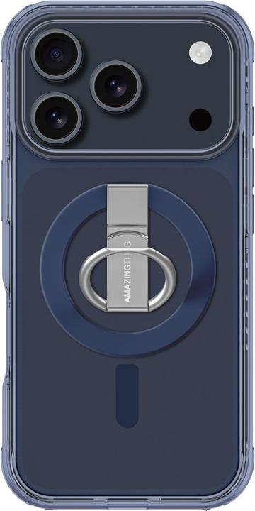 Image du produit Amazingthing Titan Pro Grip Ring Set Hülle für iPhone 17 Pro, kompatibel mit MagSafe, Blau (Apple iPhone 17 Pro)