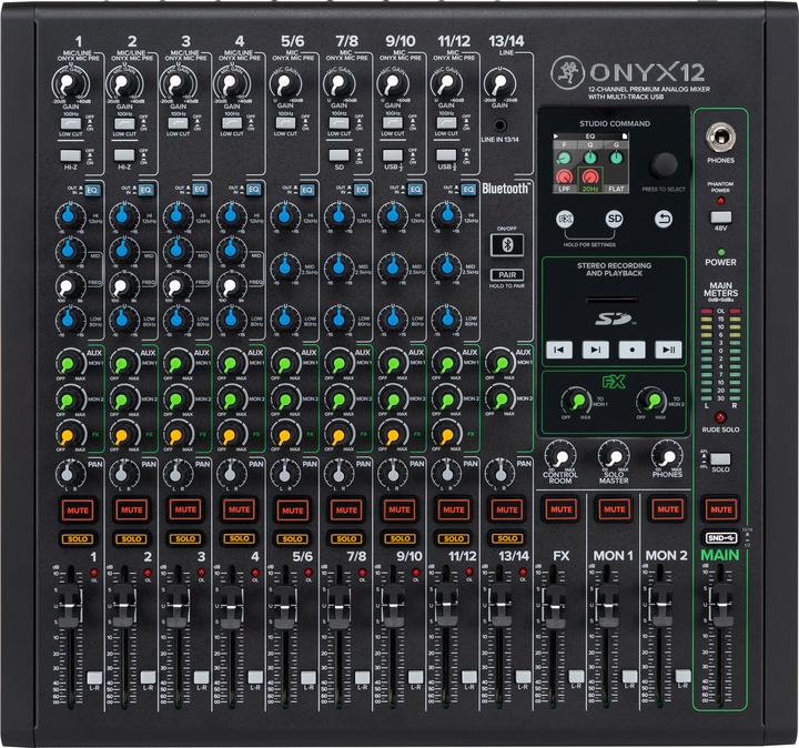 Mackie Onyx12 (Studio- and Livemixer)