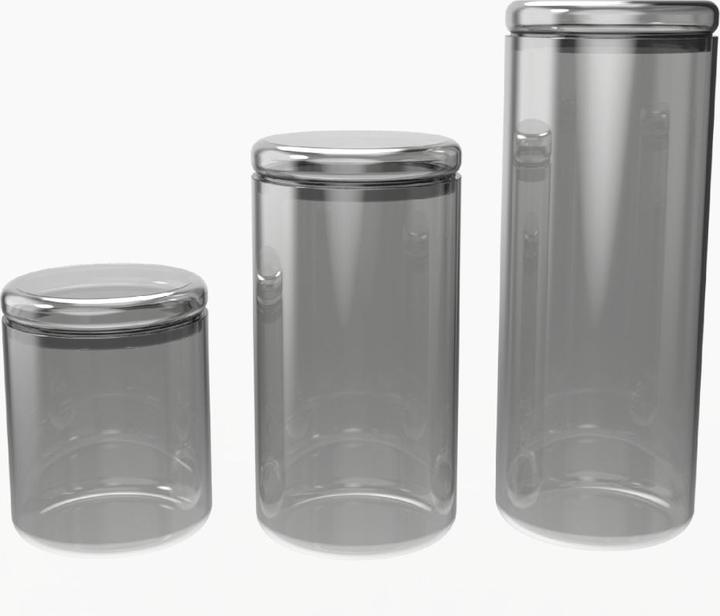 Produktbild Nuts Vorratsdose Glas 850 ml smoke (0.85 l)