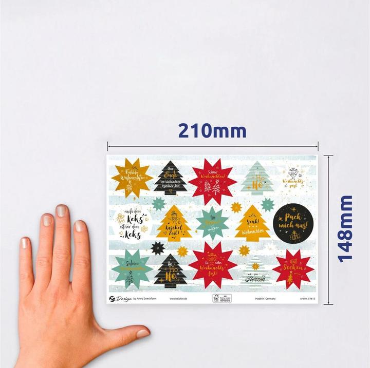 Image du produit Avery Autocollants de Noël