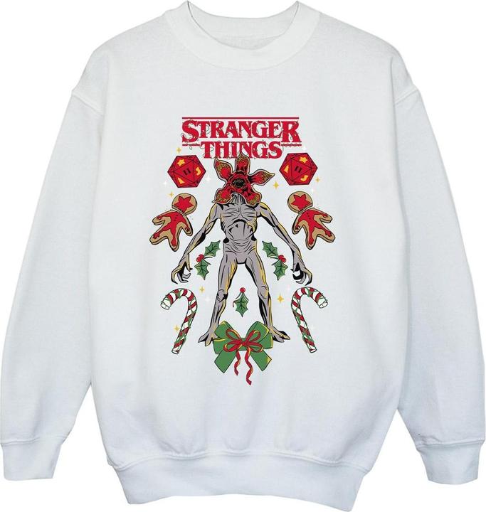 Produktbild Netflix Stranger Things Christmas Demogorgon Sweatshirt Jungen (152, 158)