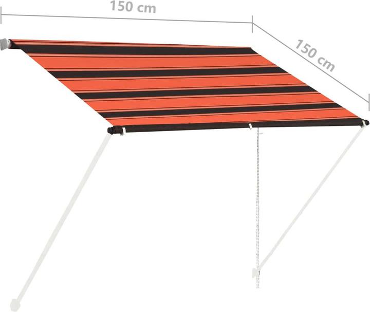 Produktbild vidaXL Seitenmarkise (1.50 m)