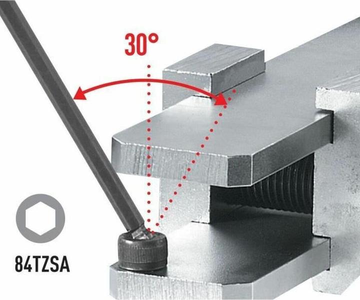 Actual product image Facom Hexagon socket screwdriver set with T-handle
