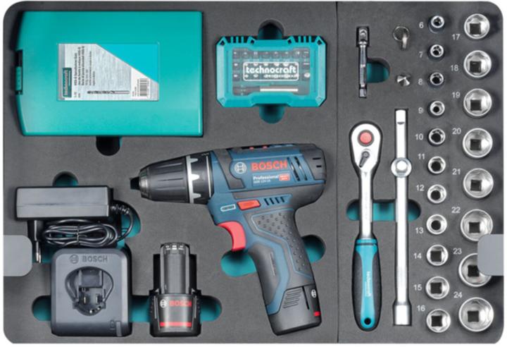 Produktbild technocraft Werkzeugkoffer PRO GSR 147 (147 Teile)