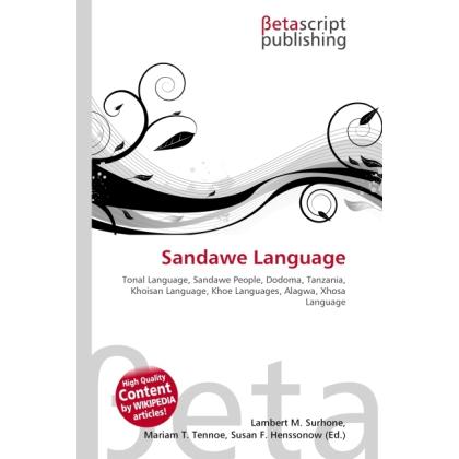 Thumbnail - Sandawe Language, Fachbücher von Lambert M. Surhone, Miriam T. Timpledon, Susan F. Marseken
