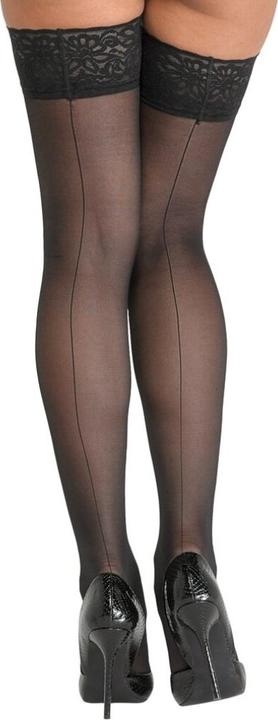 Actual product image Cottelli Collection Halterless Stockings (S)