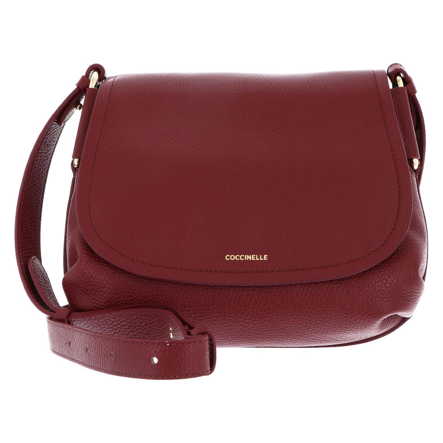Coccinelle, Damen, Handtasche, Rebekka Handbag Grained Leather, Rot