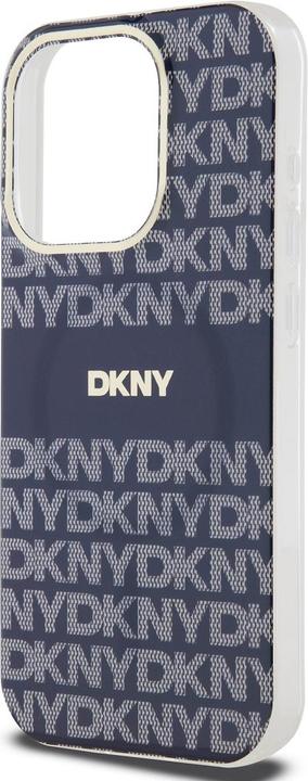 Actual product image DKNY PC/TPU Repeat Pattern Tonal Stripe Magsafe Case for iPhone 15 Pro Blue (Apple iPhone 15 Pro)