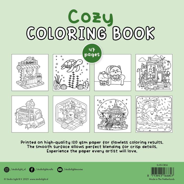 Produktbild art by marlene Cozy Malbuch, Nr. 04 - Essentials