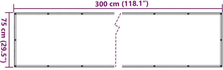 Produktbild vidaXL Sichtschutz (75 cm)