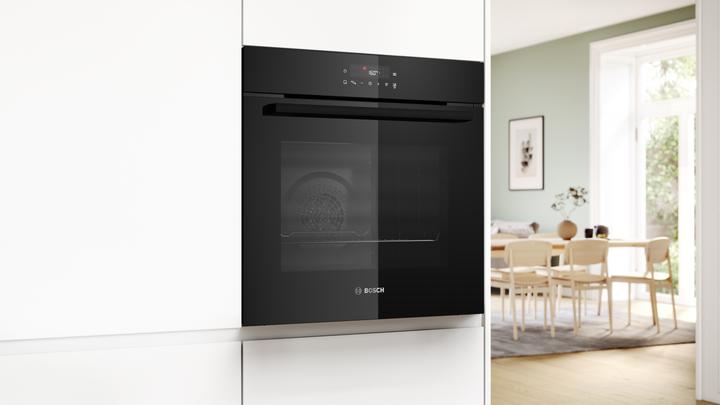 Actual product image Bosch Hausgeräte Serie 2, Einbau-Backofen, 60 x 60 cm, Schwarz, HBA572BB4