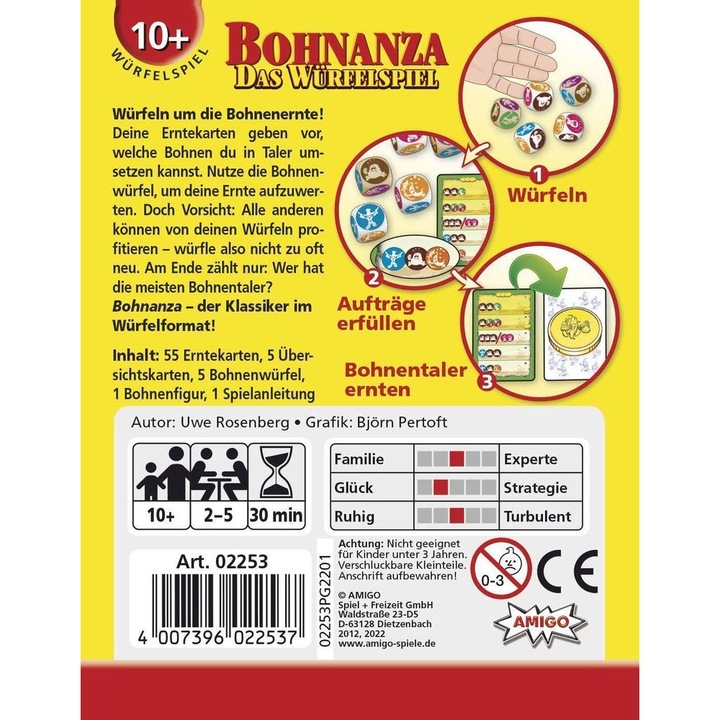 Produktbild Amigo Bohnanza - Das W?rfelspiel (Deutsch)