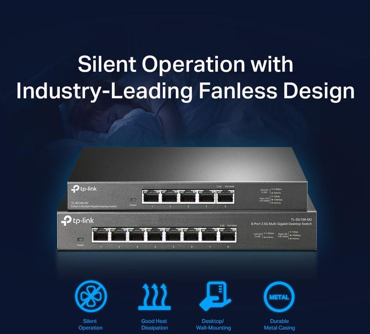 Actual product image TP-Link TL-SG105PP-M2 (5 Ports)
