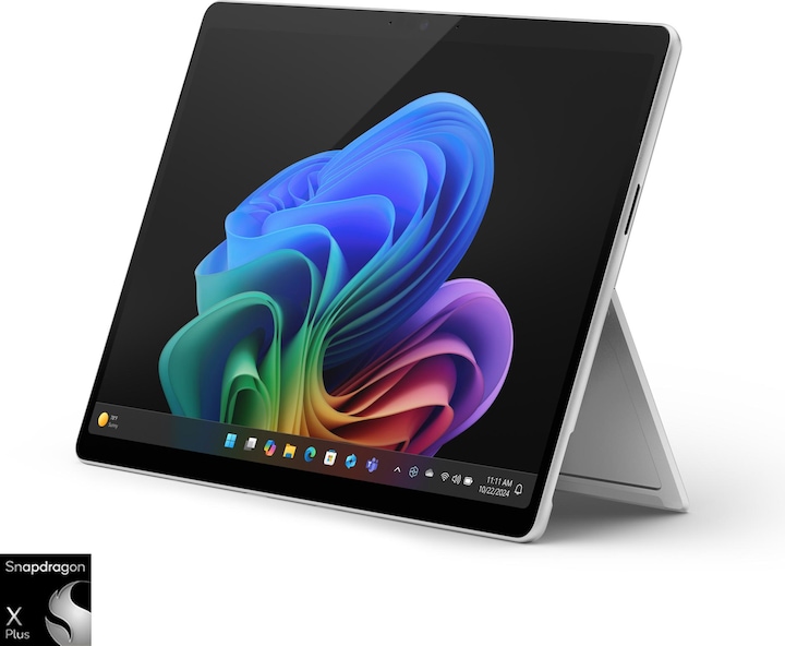 Produktbild Microsoft Surface Pro – Copilot+ PC (mit Netzteil) – 11. Edition (13", Snapdragon X Plus X1P-64-100, 16 GB, 256 GB, Ohne Tastaturlayout)