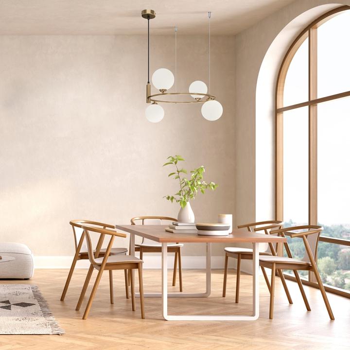 Actual product image Maytoni Ring Pendant Light, Pendant Light 4x G9 Brass (G9)