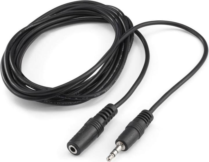Actual product image Hama Audio cable, 3.5 mm jack plug/jack, stereo, 2.5 m (2.50 m, AUX cable)