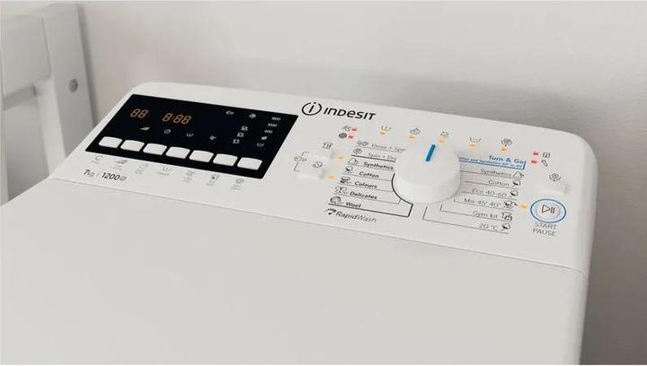 Actual product image Indesit Washing machine BTW B7220P EU/N (7 kg, Rear)