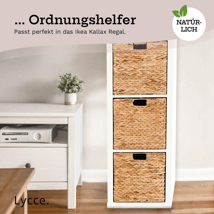 Actual product image Lycce Aufbewahrungskorb Casual Aufbewahrungskorb Wasserhyazinthe (33 cm)