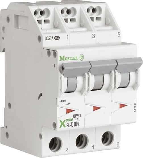Produktbild Eaton MOE PLI-C16/3 LS-Schalter, 16A, 3p, C-Char