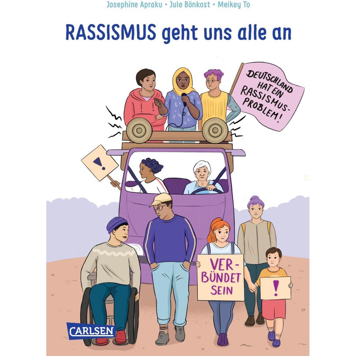 Rassismus geht uns alle an, Kinderbücher von Jule Bönkost, Josephine Apraku