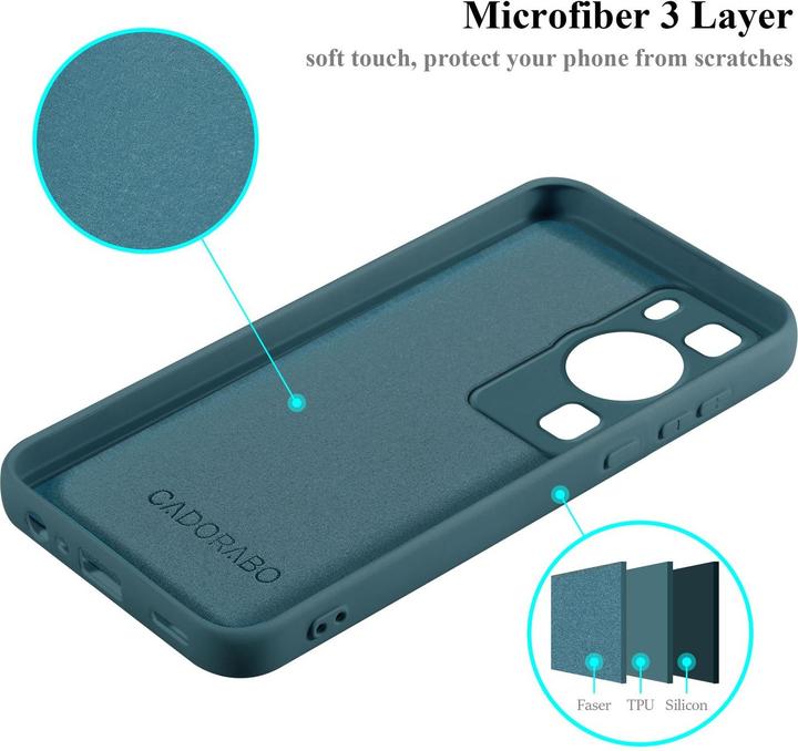 Image du produit Cadorabo Housse pour Huawei P60 Pro TPU avec protection liquide en silicone (Huawei P60 Pro)