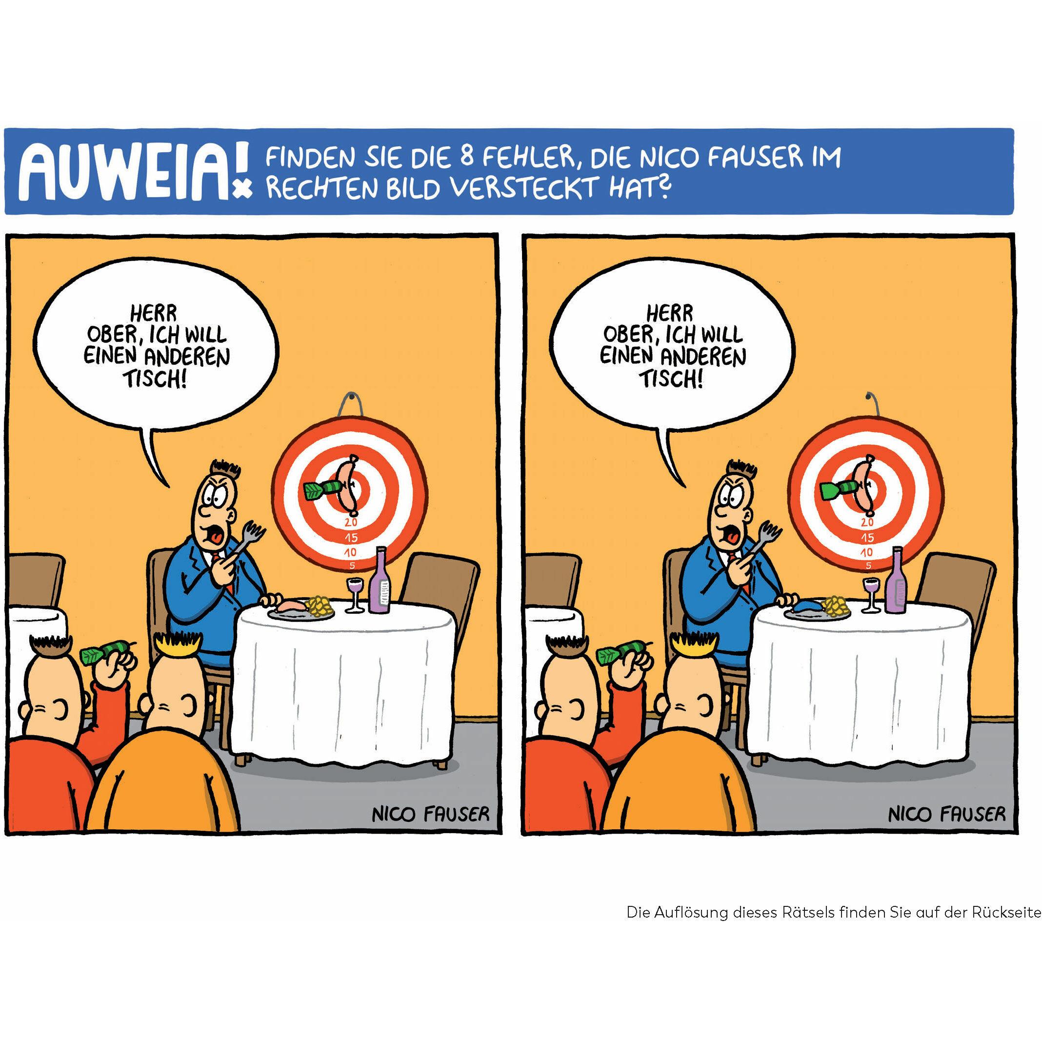 Bassermann Finde den Fehler 2 - Bildersuchrätsel mit Cartoons (Deutsch) (52565762)