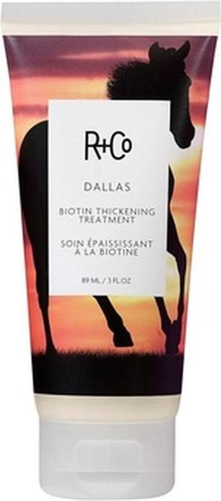 R+Co Dallas Biotin Thickening Treatment Dauerhaftes Volumen Stärkt das Haar Baut Textur 3 Oz