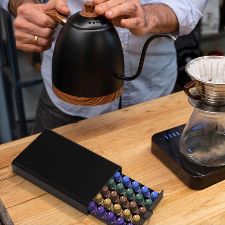Actual product image Intirilife Storage drawer coffee capsules