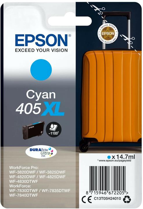 Epson Cartouche d'encre 405XL cyan (C)