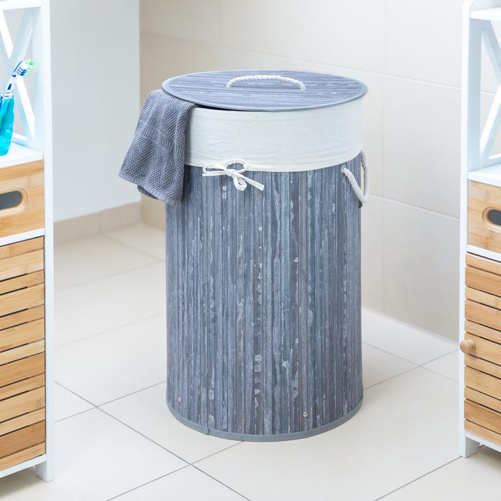 Actual product image Relaxdays Round Hamper (70 l)