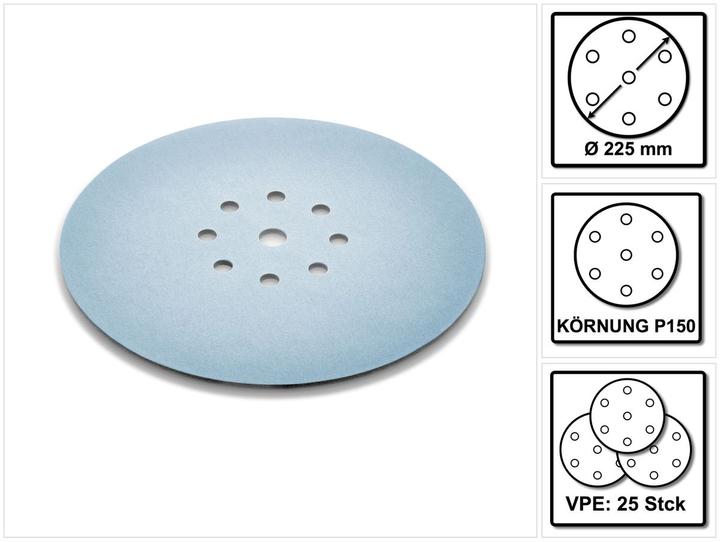 Produktbild Festool Schleifscheibe STF D225 P150 GR S/25 (P150)