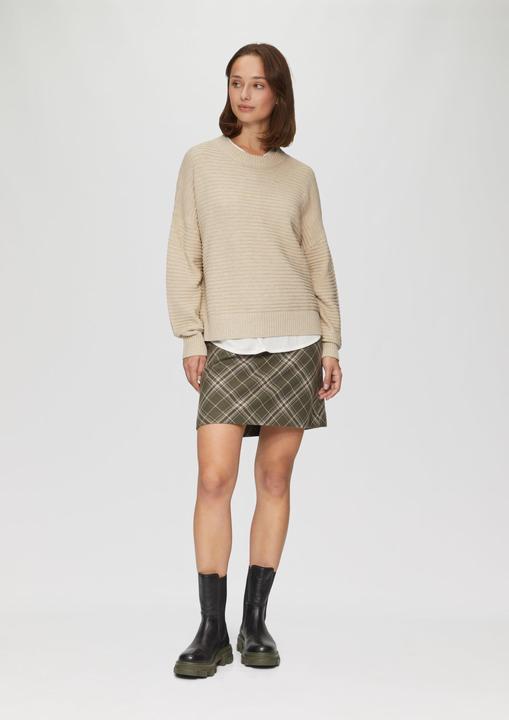 Image du produit s.Oliver Strickpullover Oversized Strickpullover mit Ottoman-Struktur (42)
