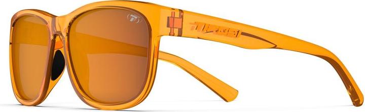 Actual product image Tifosi Swank Amber Blaze goggles Atomic Mirroer Ar lens 15, % light transmission Neon Lights Line