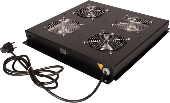 Produktbild Roline 19-inch roof vent unit 2 fans ON/OFF black