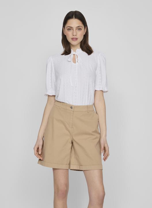 Immagine prodotto Vila Top con scollo a cravatta e maniche corte (M)