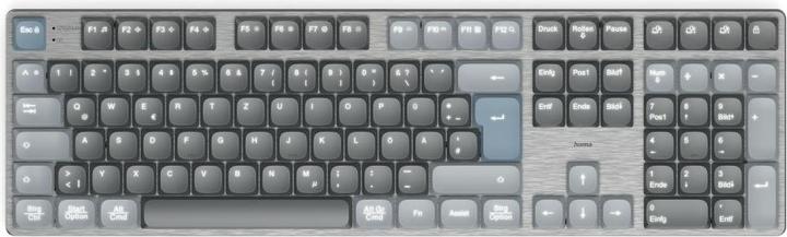 Immagine prodotto Hama WK-800 Tastiera wireless grigia (DE, Senza fili)