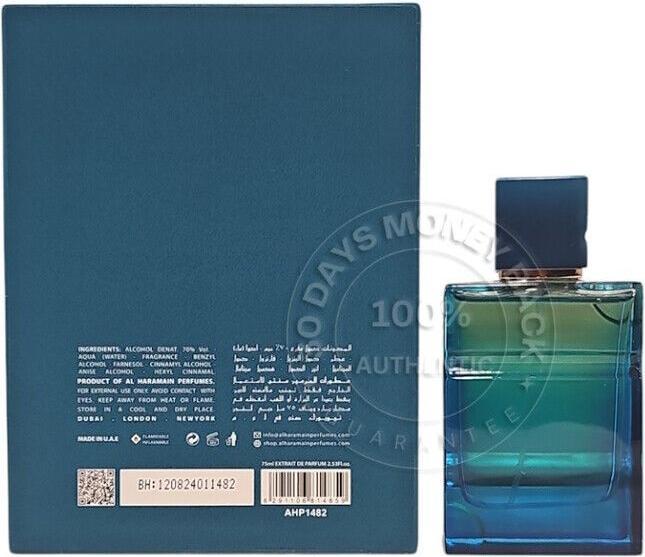 Actual product image Al Haramain Amber Oud Aqua Dubai (Eau de parfum, 75 ml)