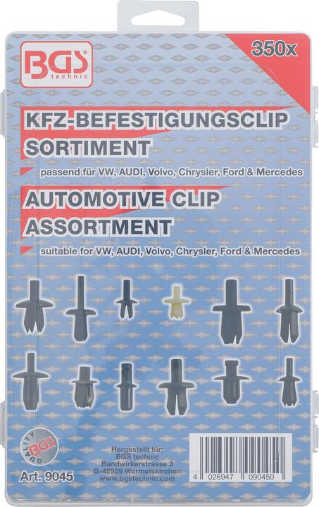Immagine prodotto BGS Kfz-Befestigungsclip-Sortiment
