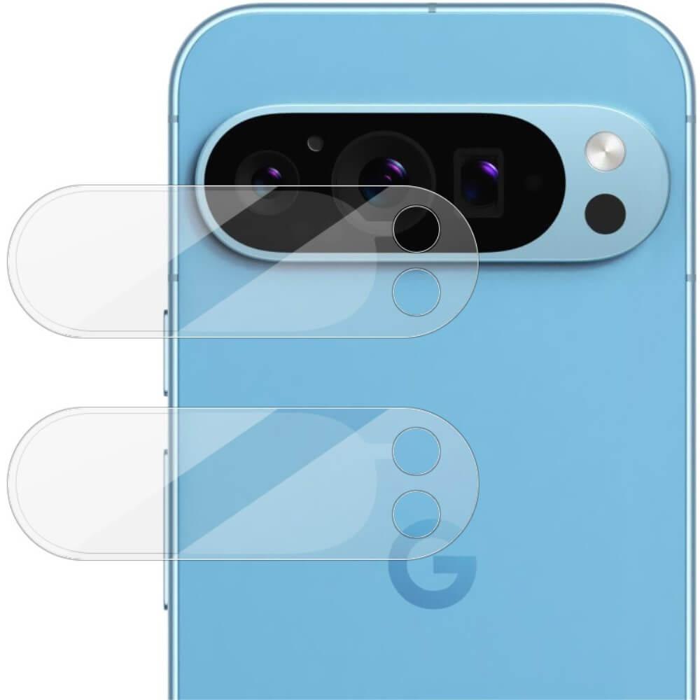 Imak Google Pixel 9 Pro - 2 Stk. Panzerglas Kamera (2 Stück, Google Pixel 9 Pro), Smartphone Schutzfolie, Transparent