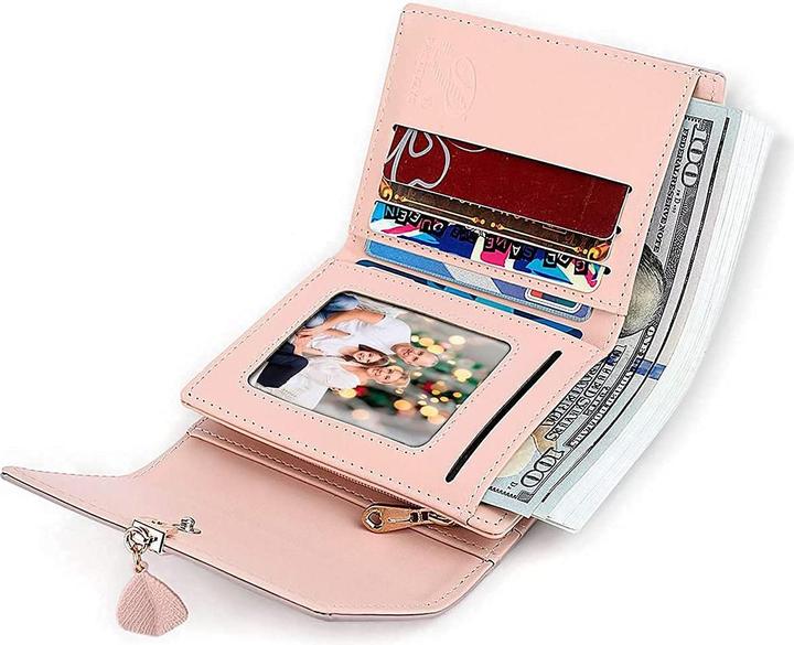 Produktbild Only-Bags.Store Portemonnaie aus glattem und weichem Kunstleder Geldbörse kleines Portemonnaie mit vielen Fächern