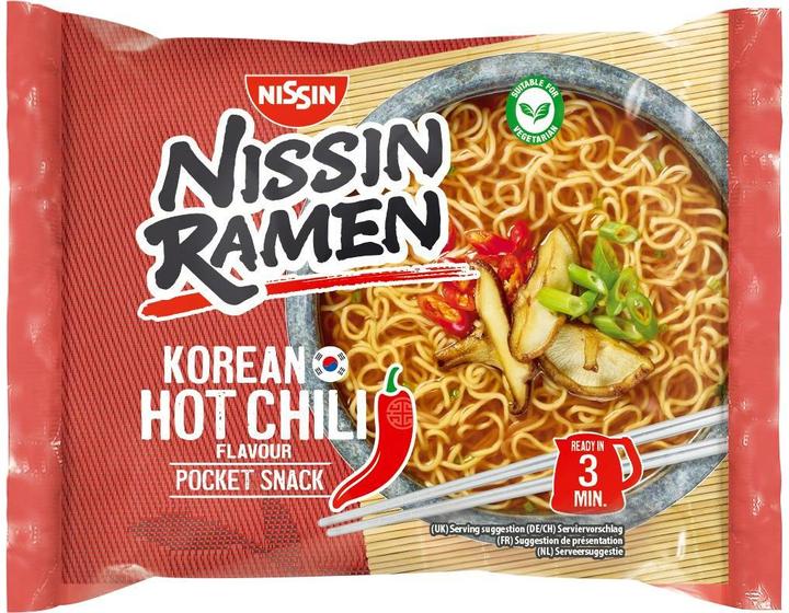 Nissin Ramen Korea Chili 10x 65 g, Produkttyp: Nudeln (650 g)