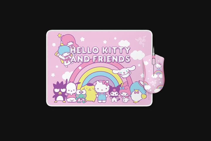 Produktbild Razer DeathAdder Essential + Goliathus Speed Bundle (Hello Kitty Edition) (Kabelgebunden)
