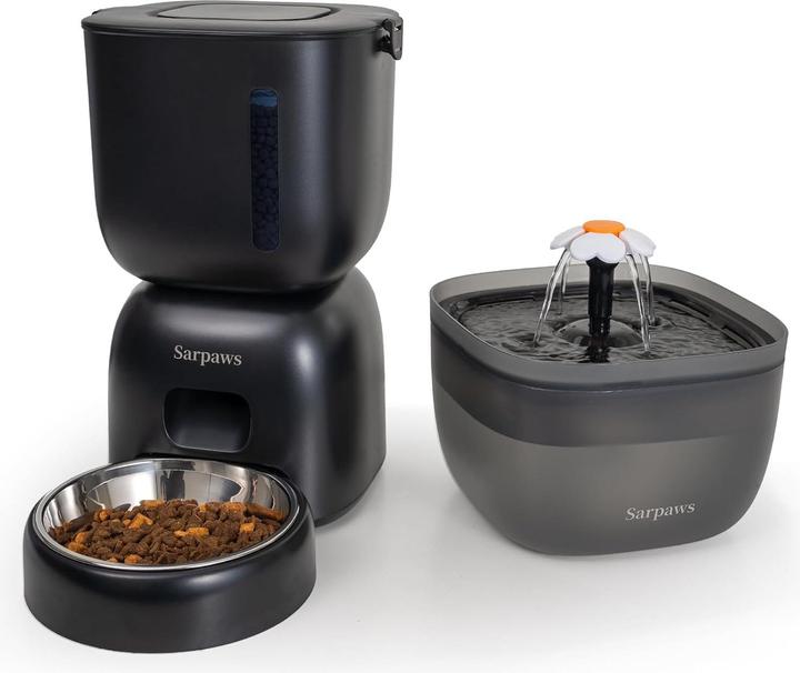 Image du produit Sarpaws Katzenfutter- und Wasserspender FW1 mit Timer (300 cl)